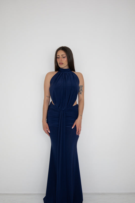 Vestido Gía Azul Marino