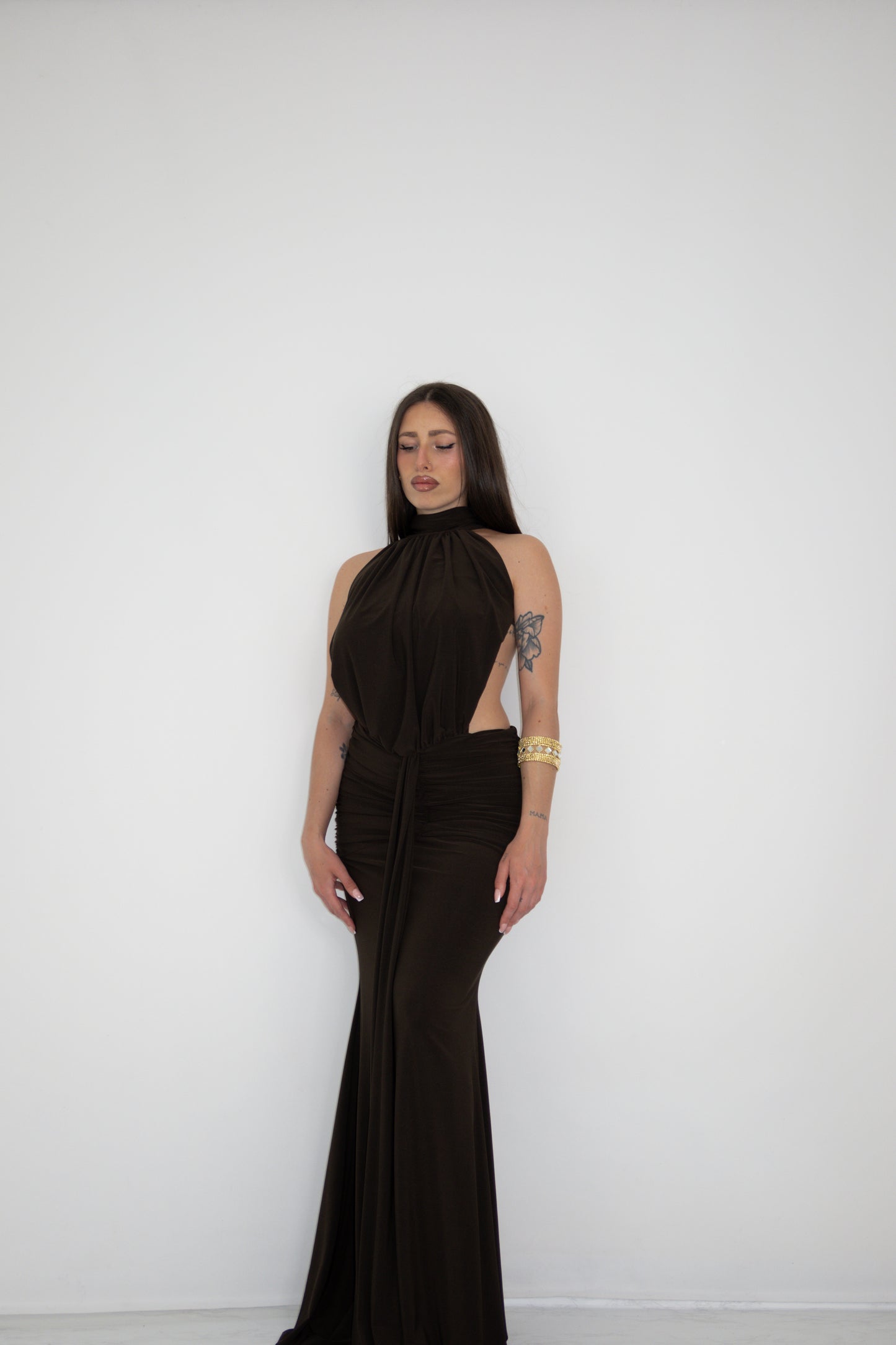 Vestido Gía Marrón