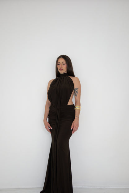 Vestido Gía Marrón