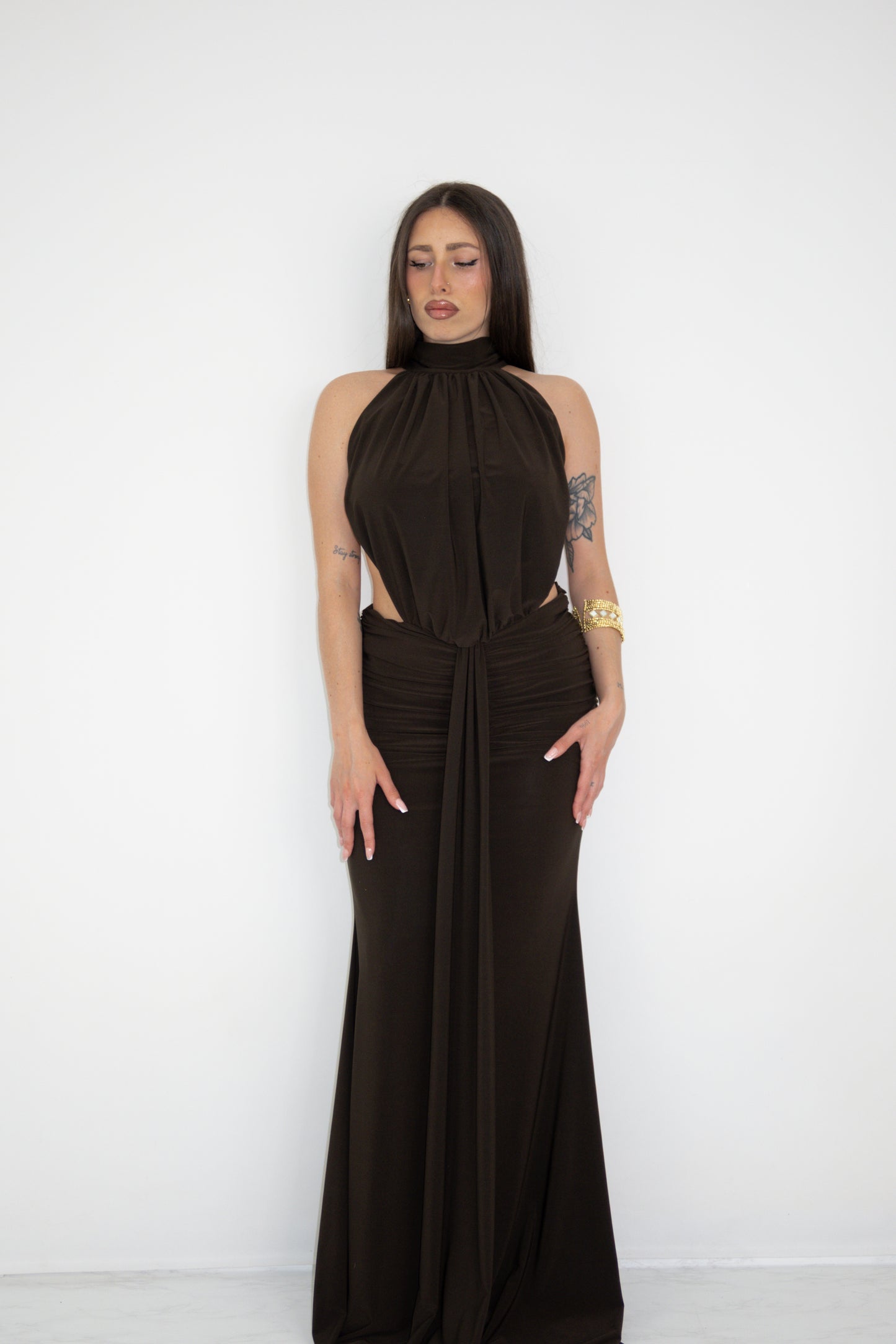 Vestido Gía Marrón