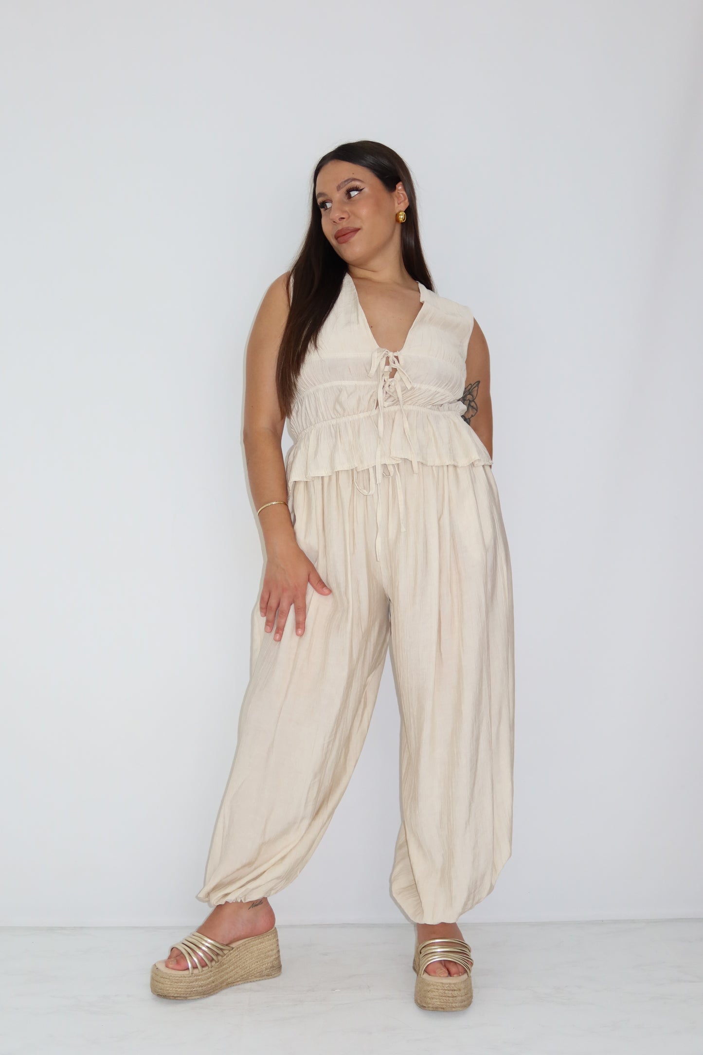 Conjunto Thaisa Beige