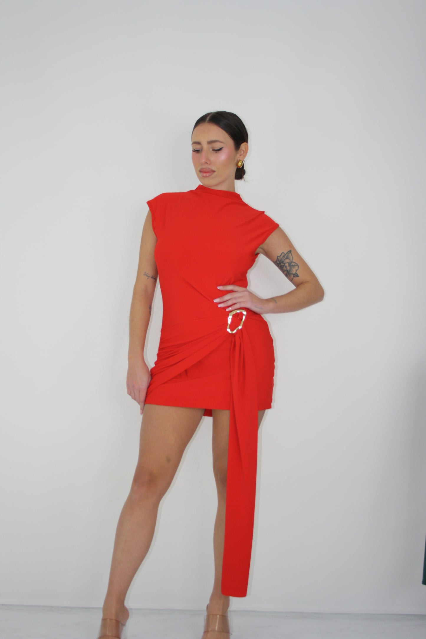 Vestido Leane Rojo