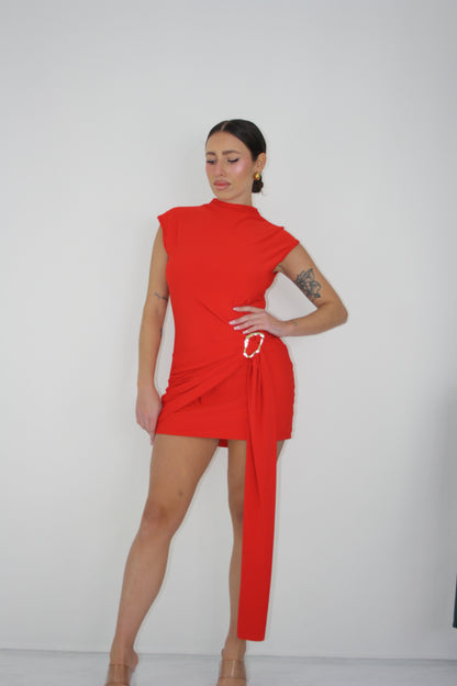 Vestido Leane Rojo