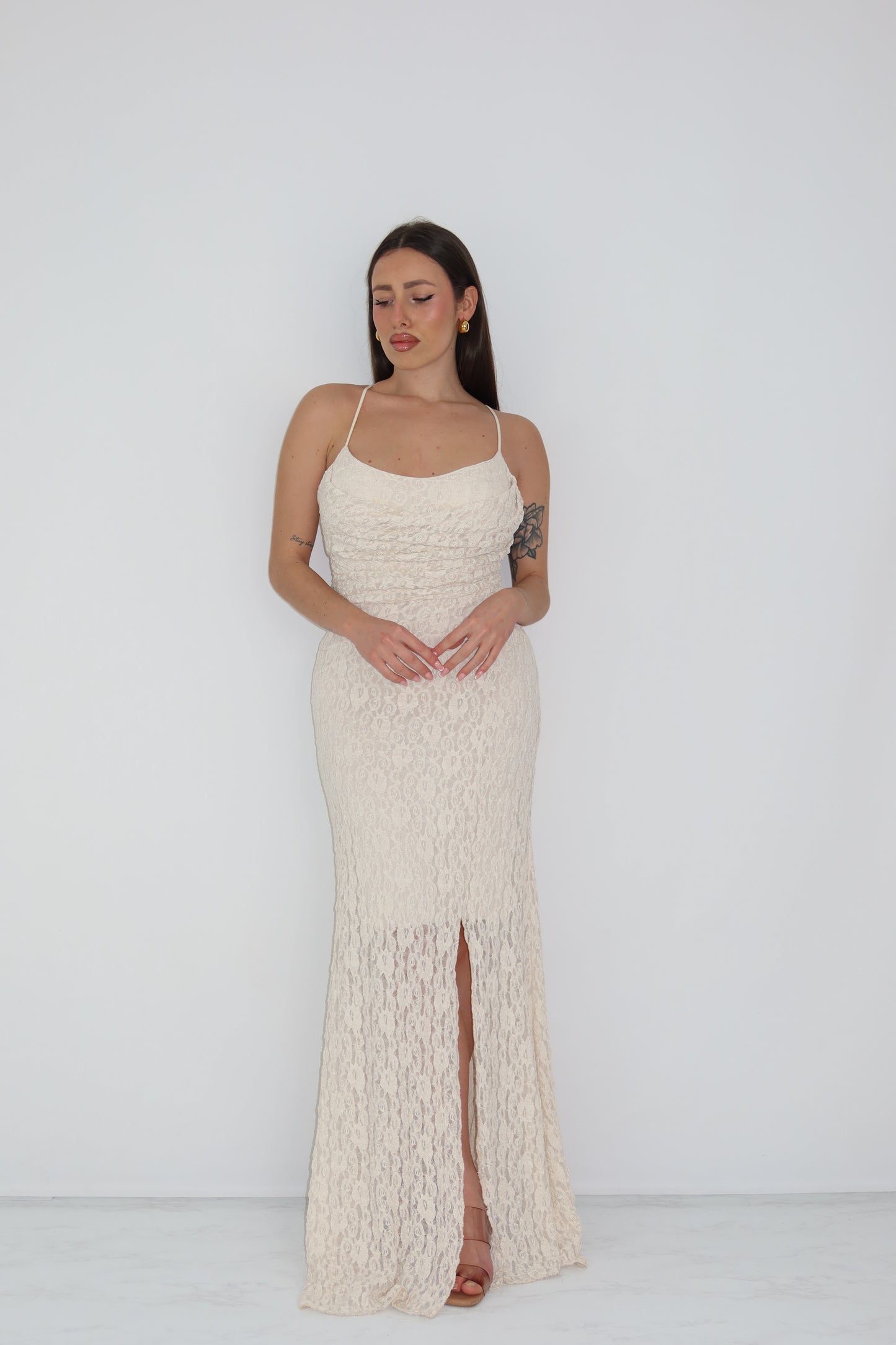 Vestido cru de Deli