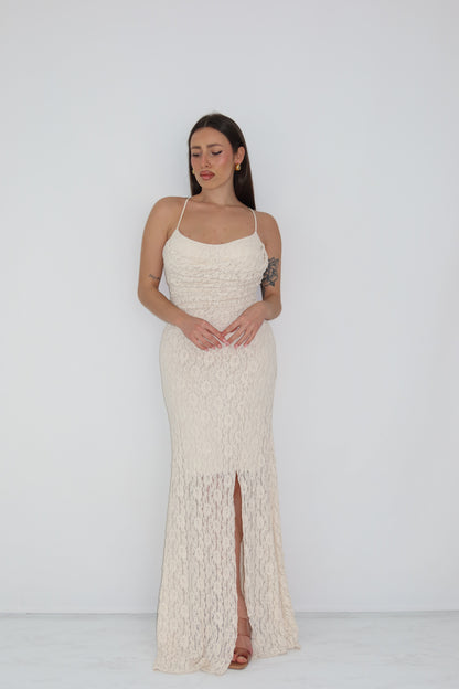 Vestido cru de Deli