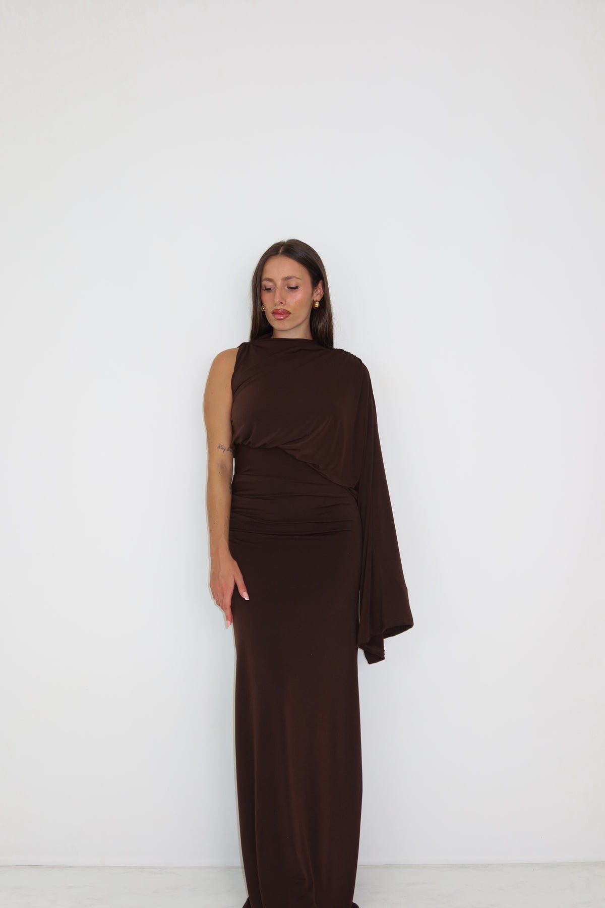 Vestido Luné Marrón