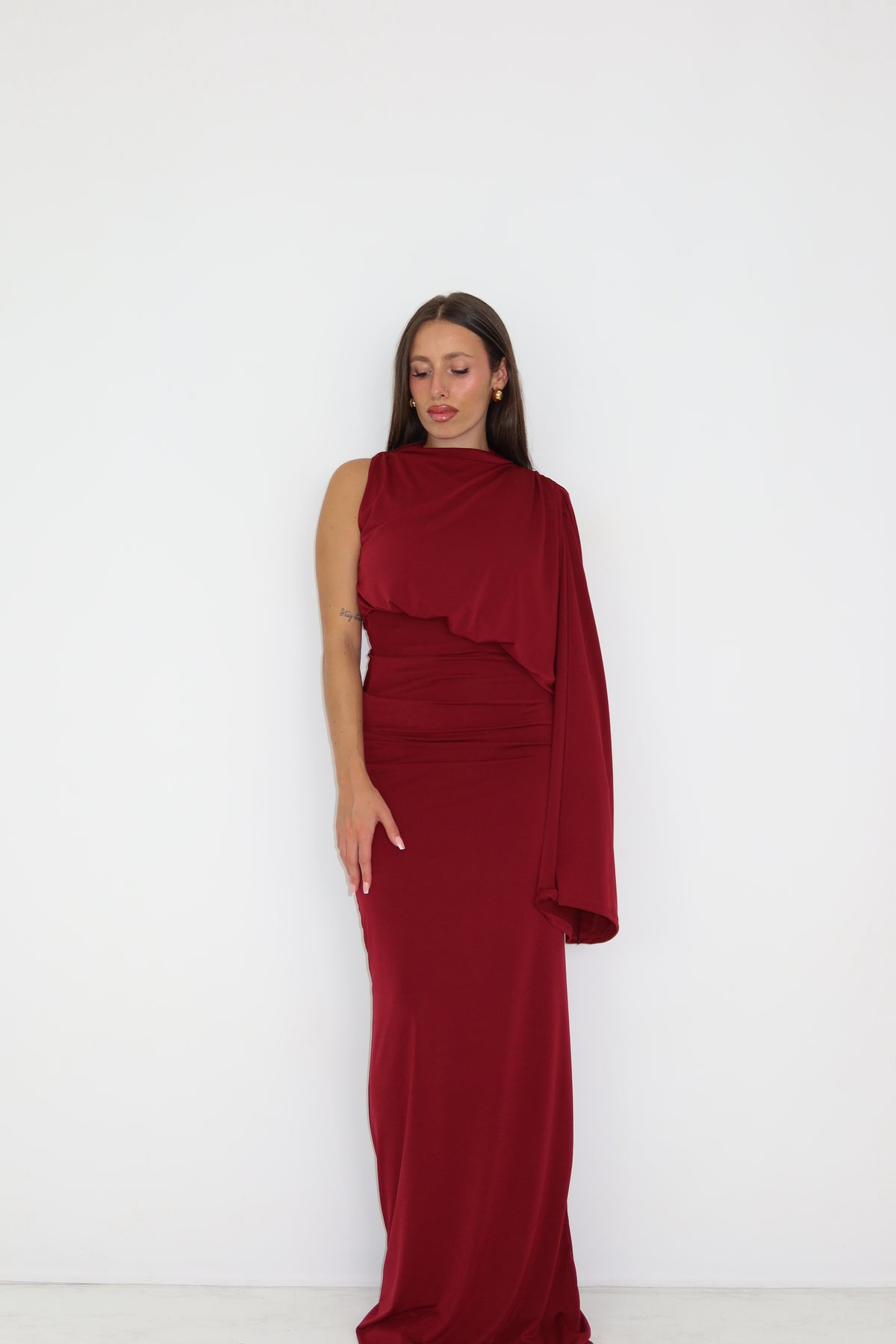 Vestido Luné Granate