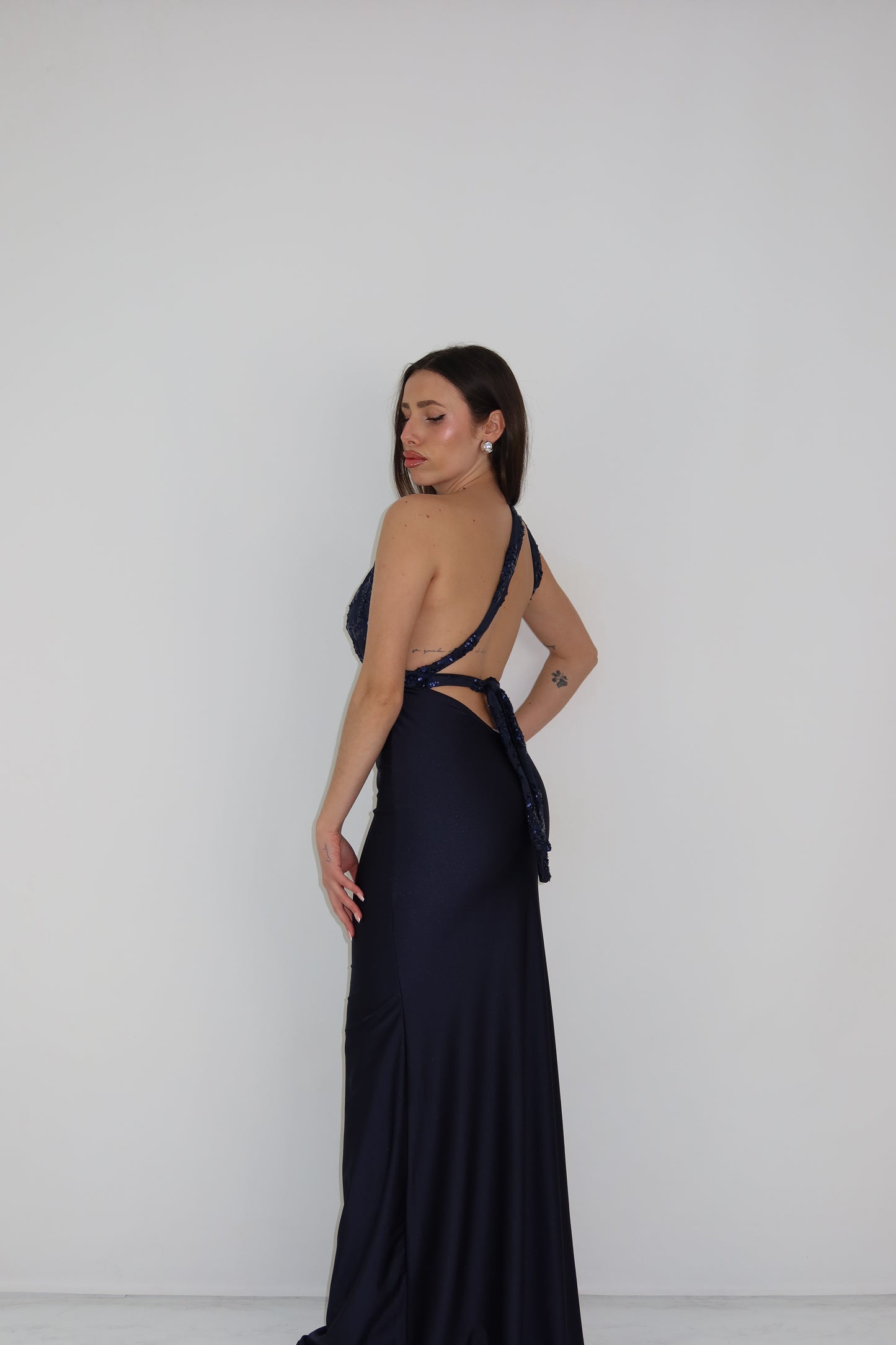 Vestido Promesa Azul Marino