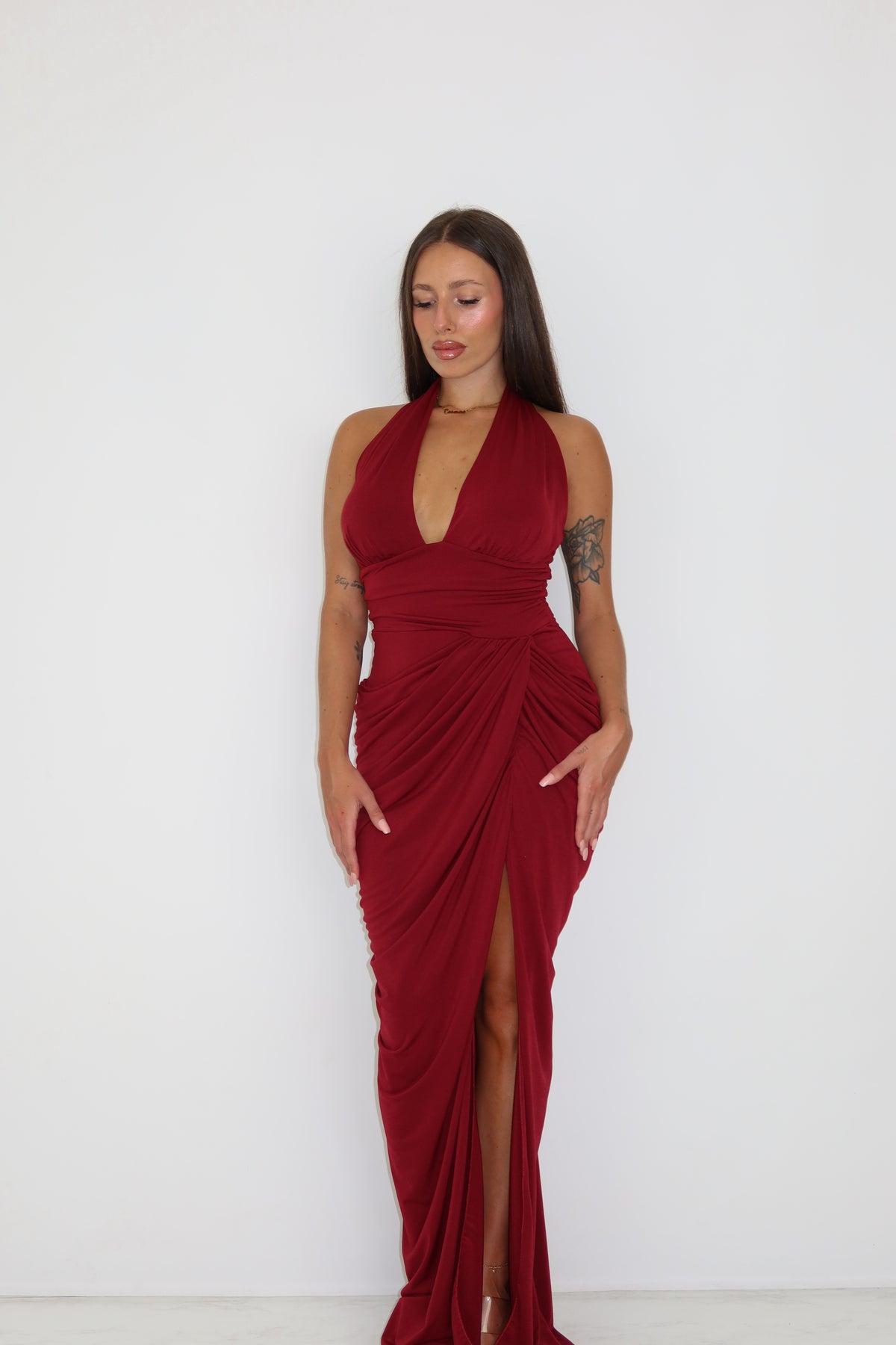 Vestido Saylor Granate