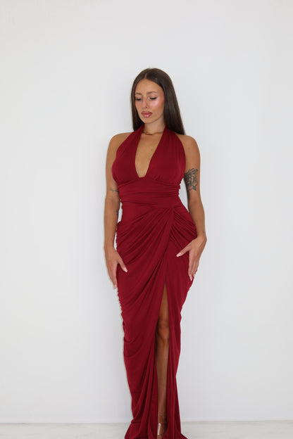 Vestido Saylor Granate