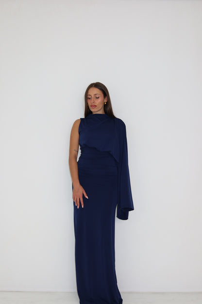 Vestido Luné Azul Marino