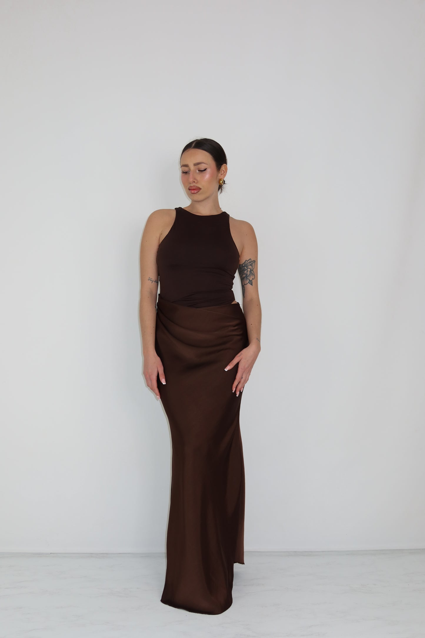 Vestido Aldair Marrón