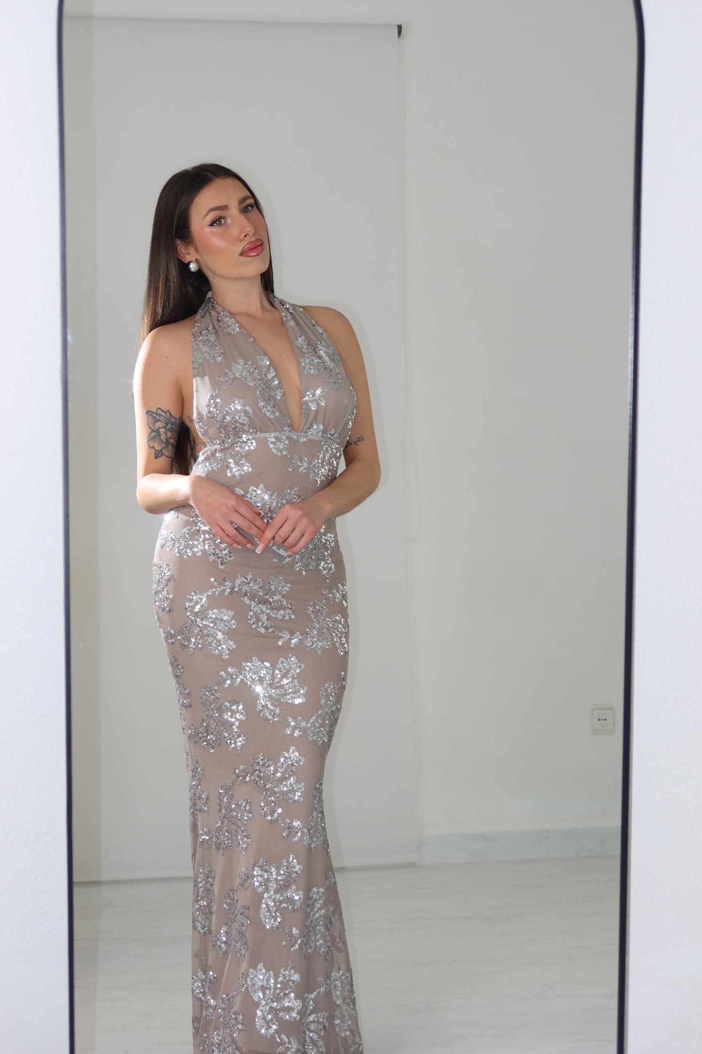 Vestido Passione Taupe