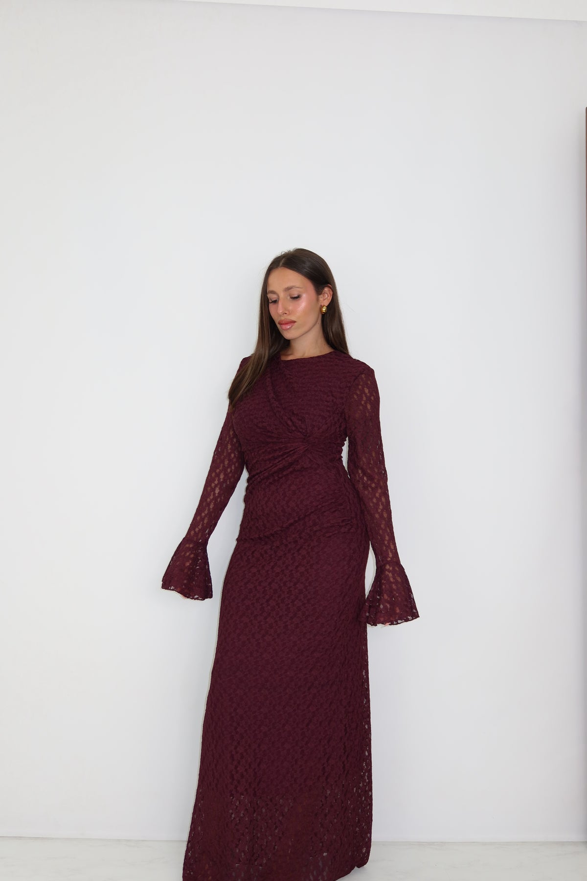 Vestido Bindi Berenjena
