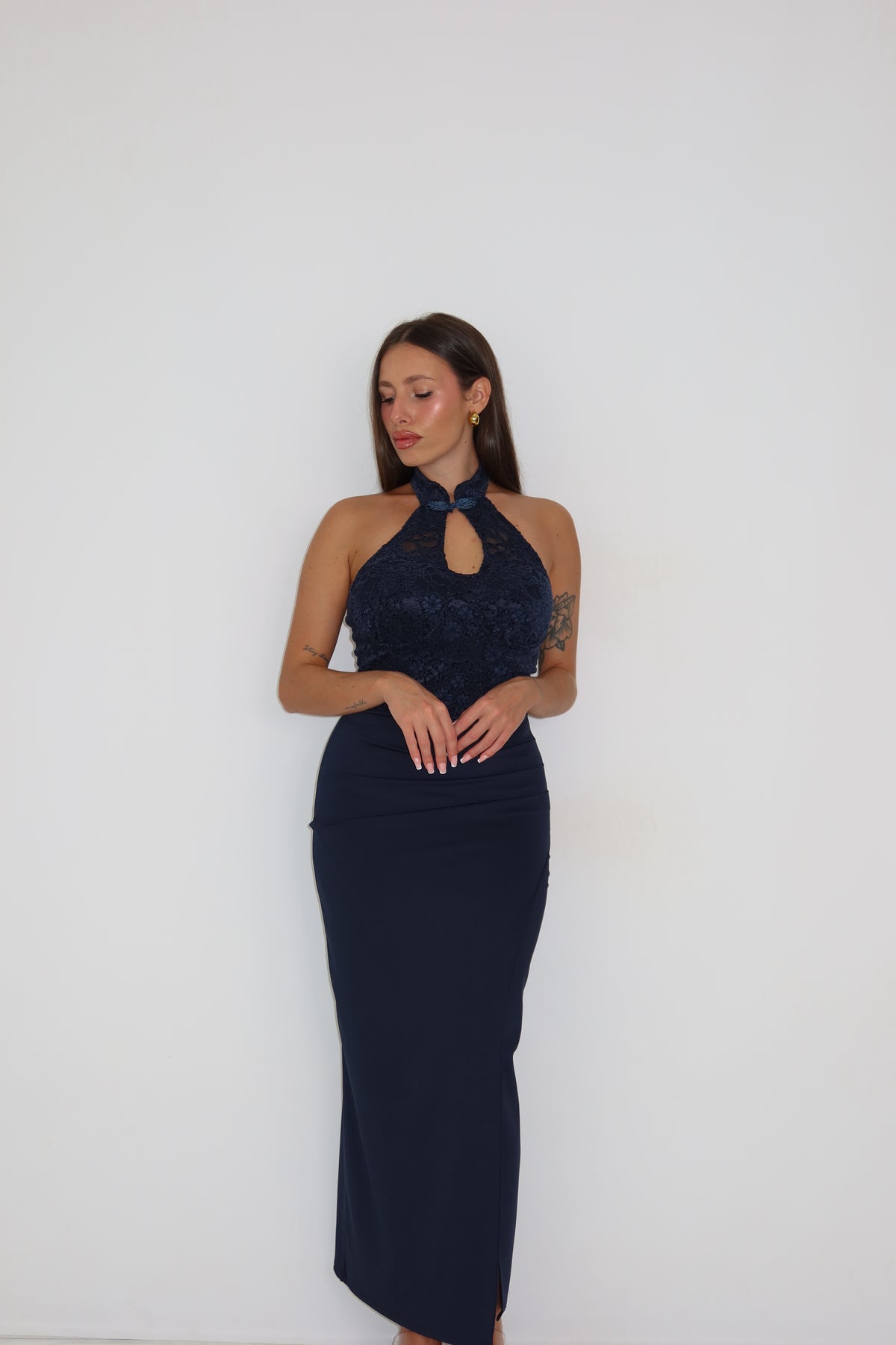 Vestido Seraya Azul Marino