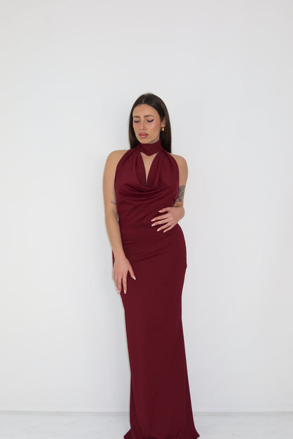 Vestido Thila Borgonha