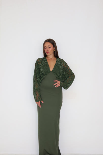 Vestido Isara Verde Kaki