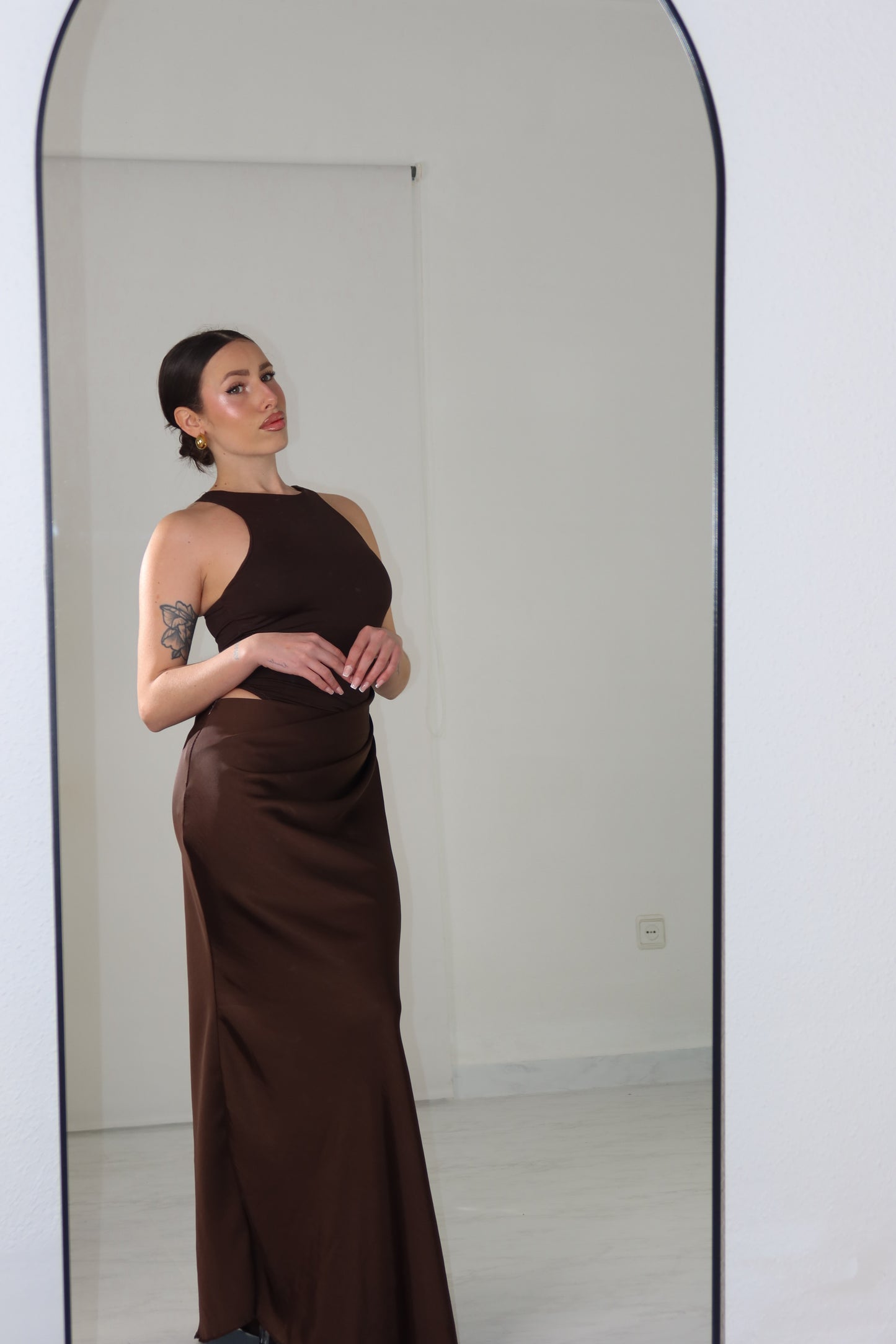 Vestido Aldair Marrón
