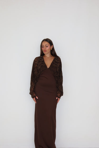 Vestido Isara Marrón