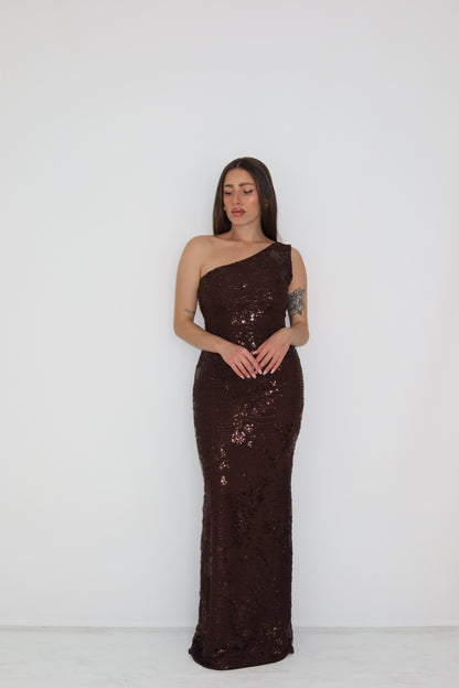 Vestido Aria Marrón
