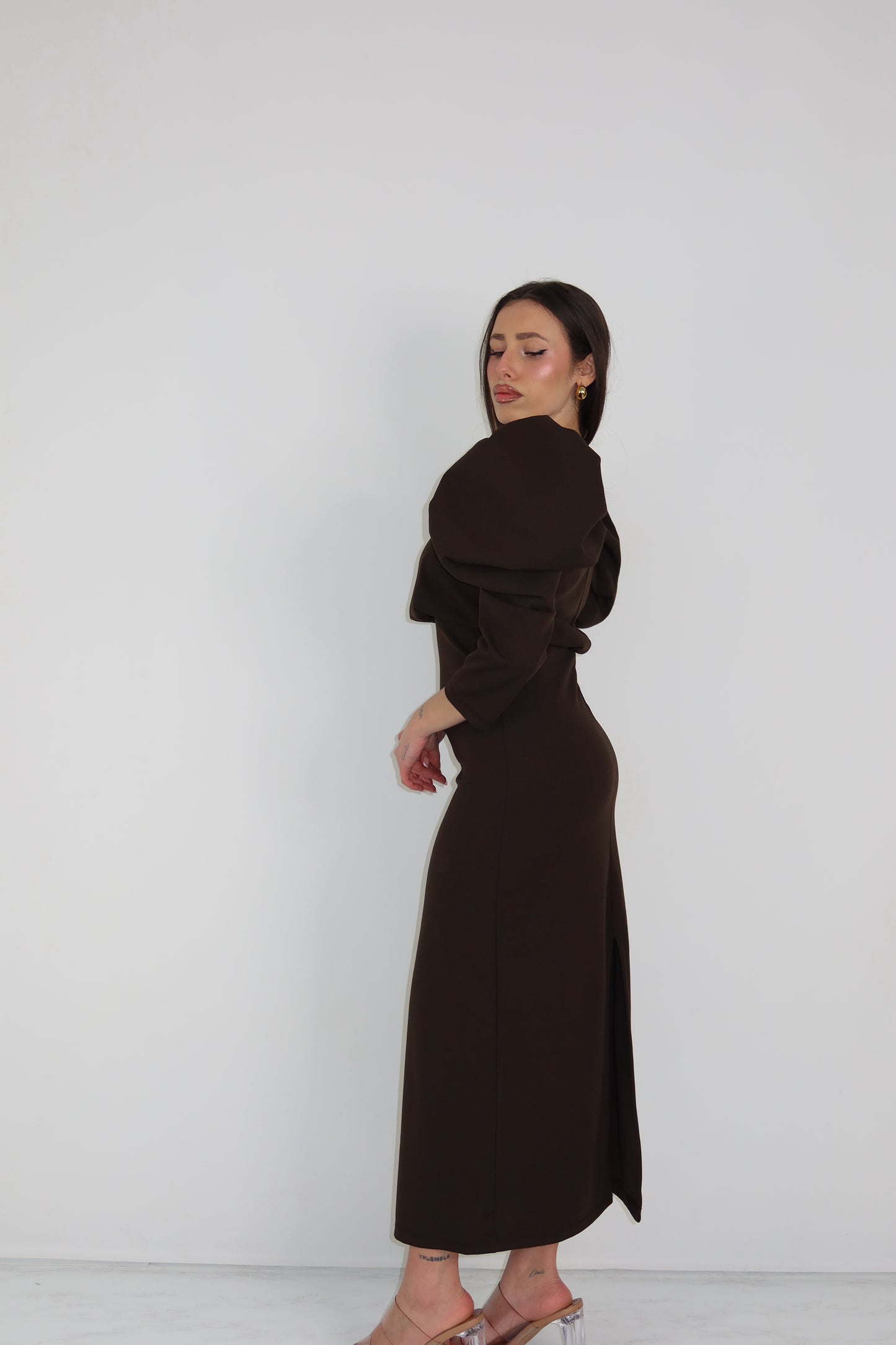 Vestido Valentina Marrón