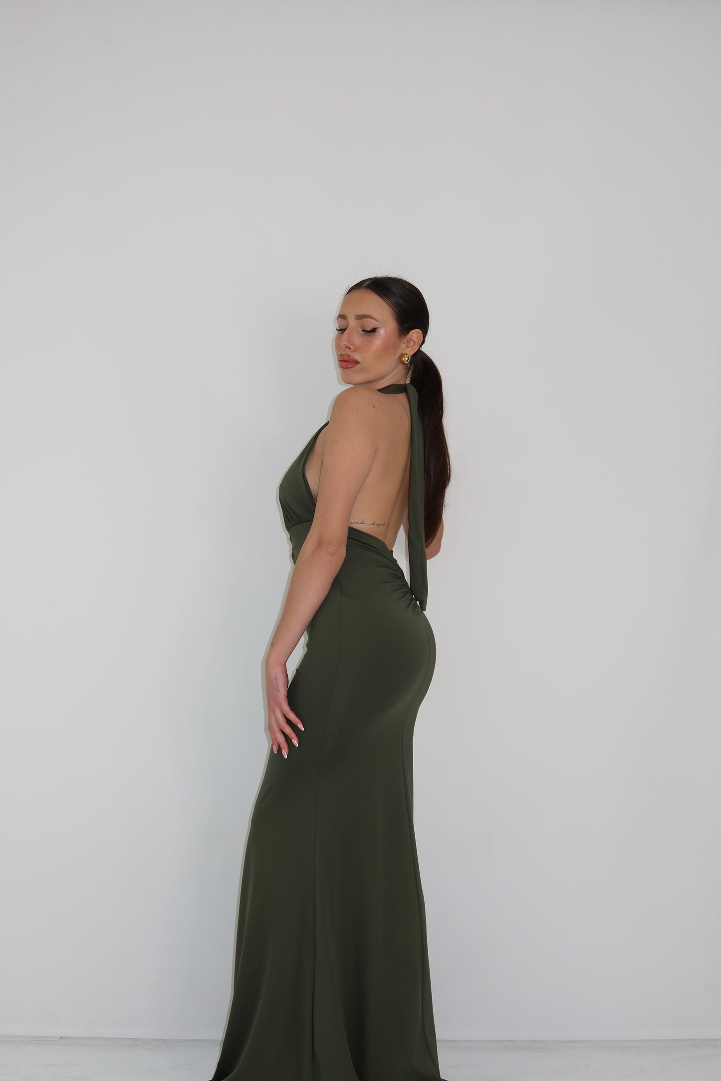Vestido Melaza Verde Kaki