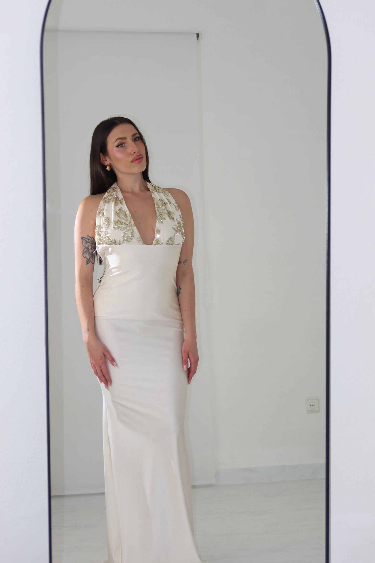 Vestido Promesa Blanco Roto