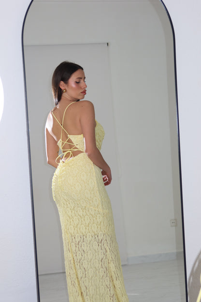Vestido Delhi Amarillo