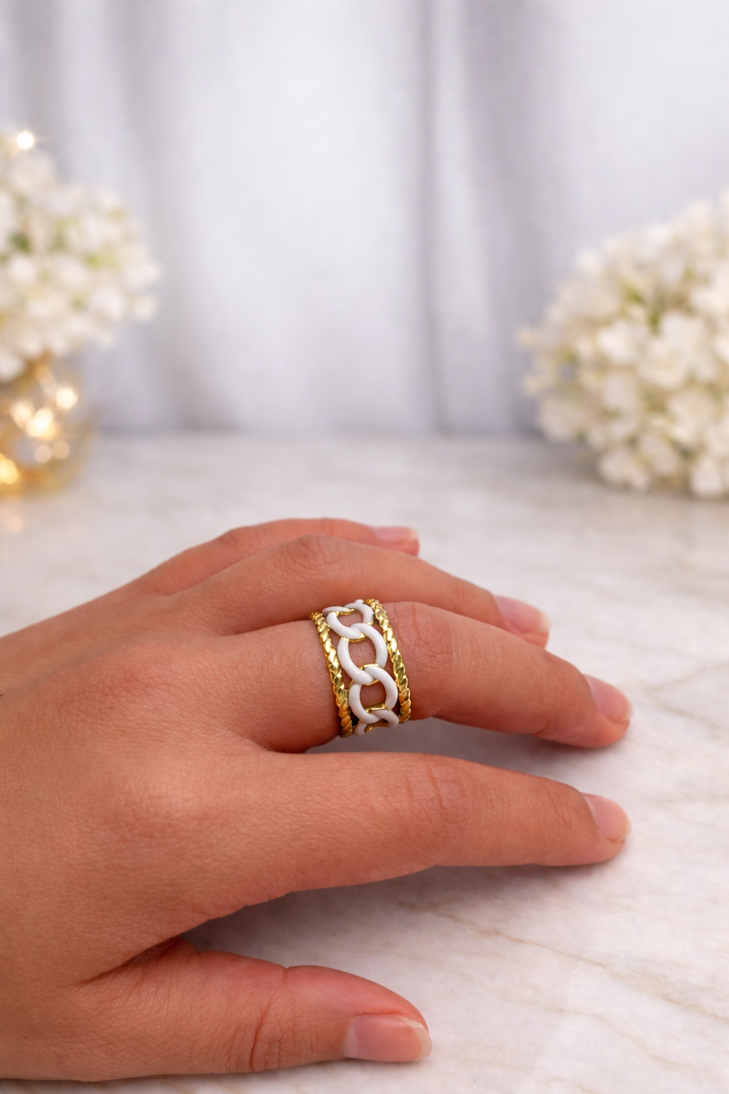 Anillo Riccio Blanco
