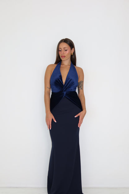 Vestido Neda Azul Marino