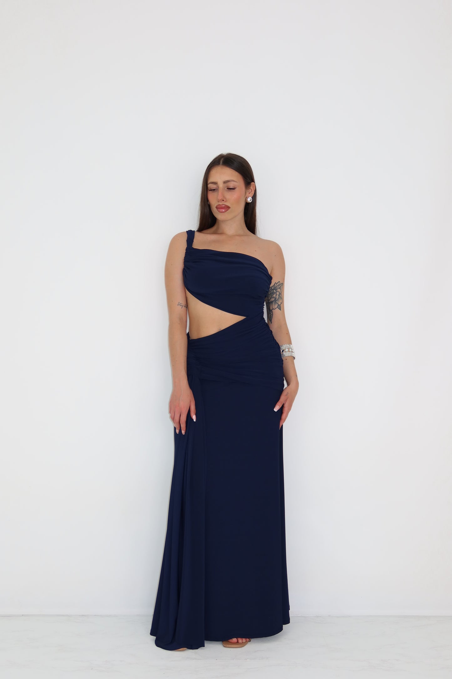 Vestido Negara Azul Marino