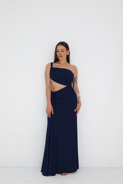 Vestido Negara Azul Marino