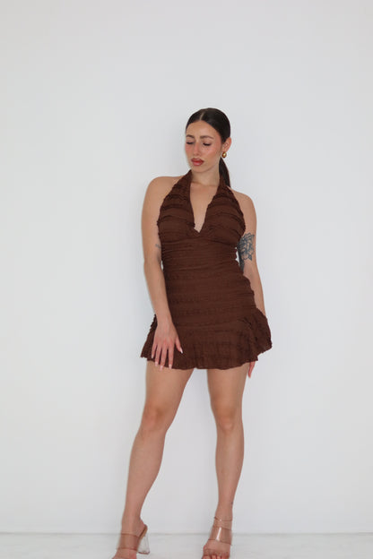 Vestido Yuna Marrón