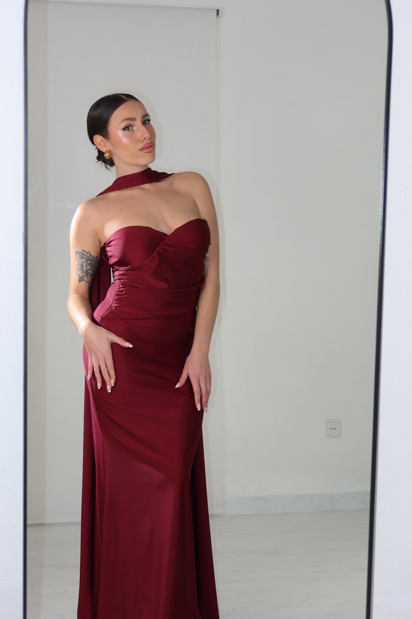 Vestido Nelia Burdeos