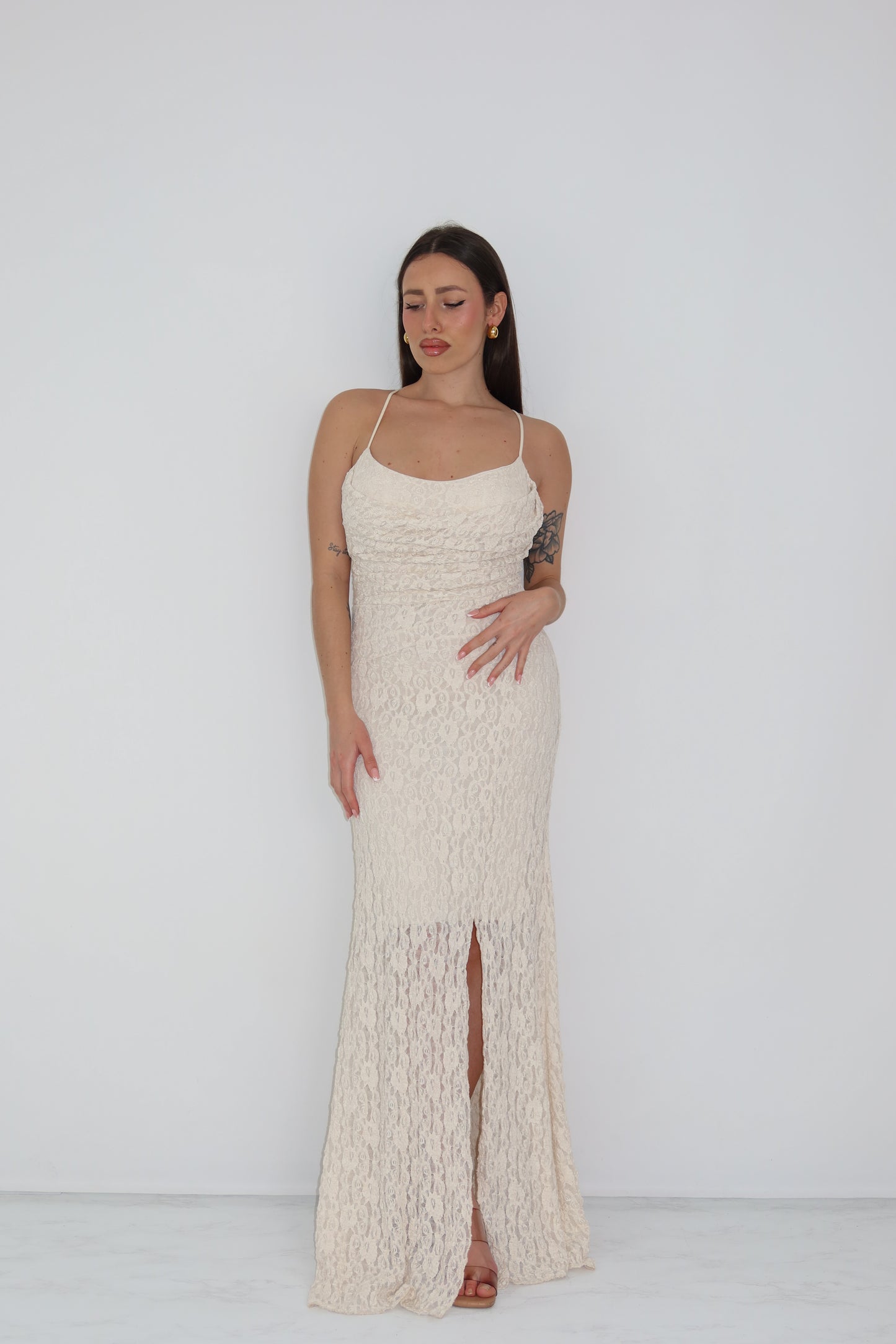 Vestido cru de Deli