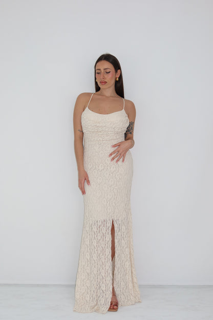 Vestido cru de Deli