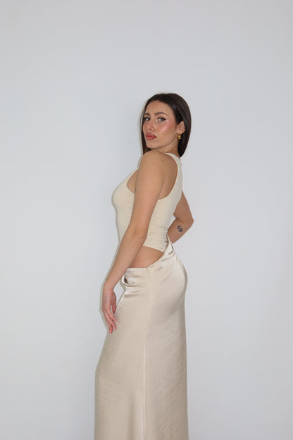 Vestido Aldair Beige