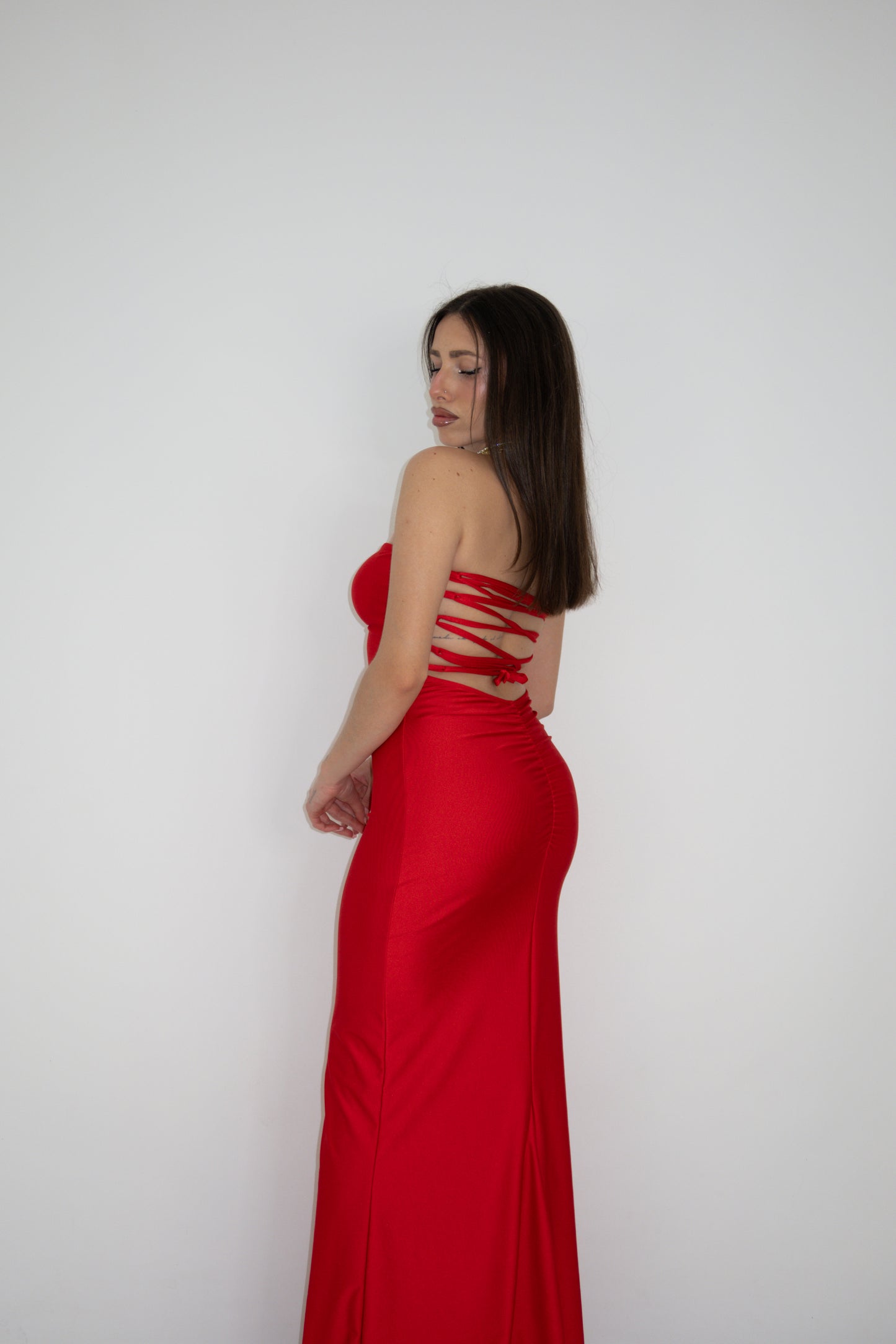 Vestido Agnes Rojo