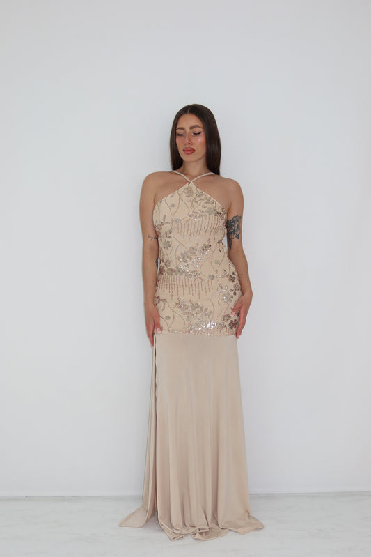 Vestido Naida Beige