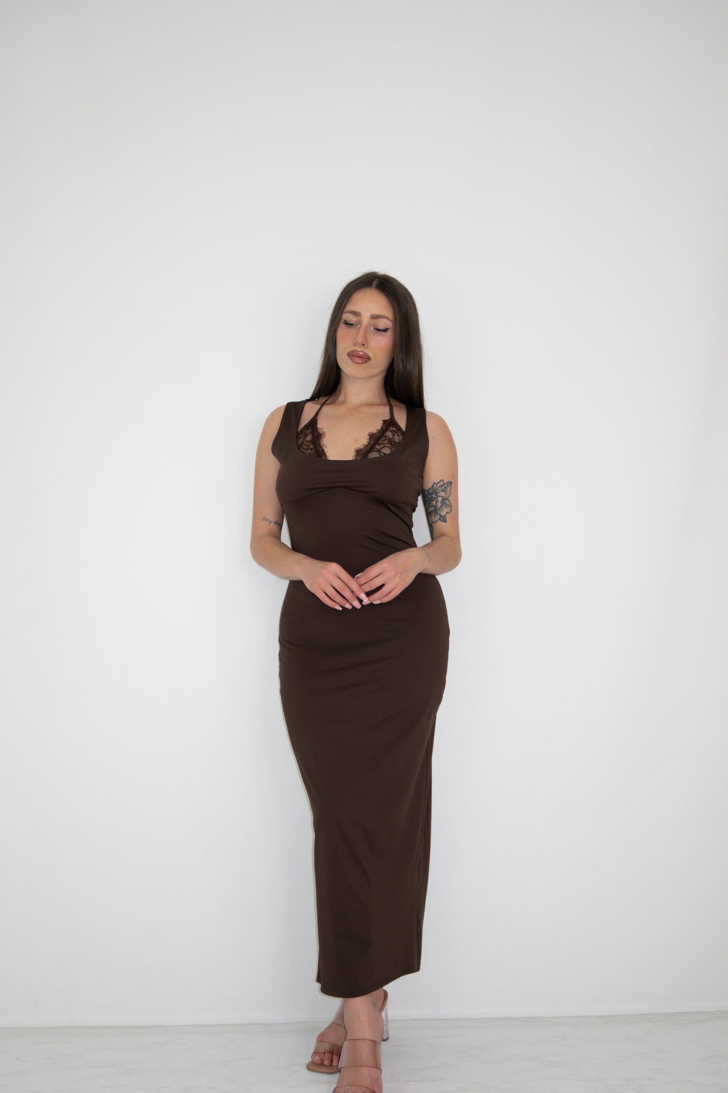 Vestido Narel Marrón