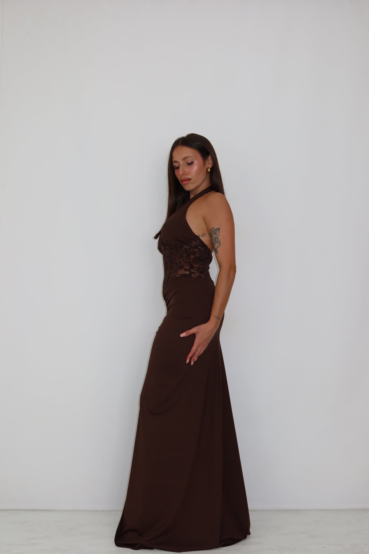 Vestido Lysandra Marrón