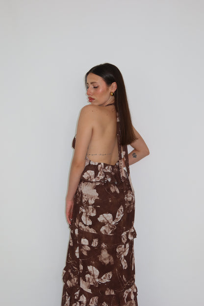 Vestido Nina Marrón