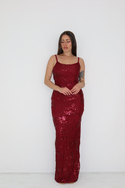 Vestido Galea Granate