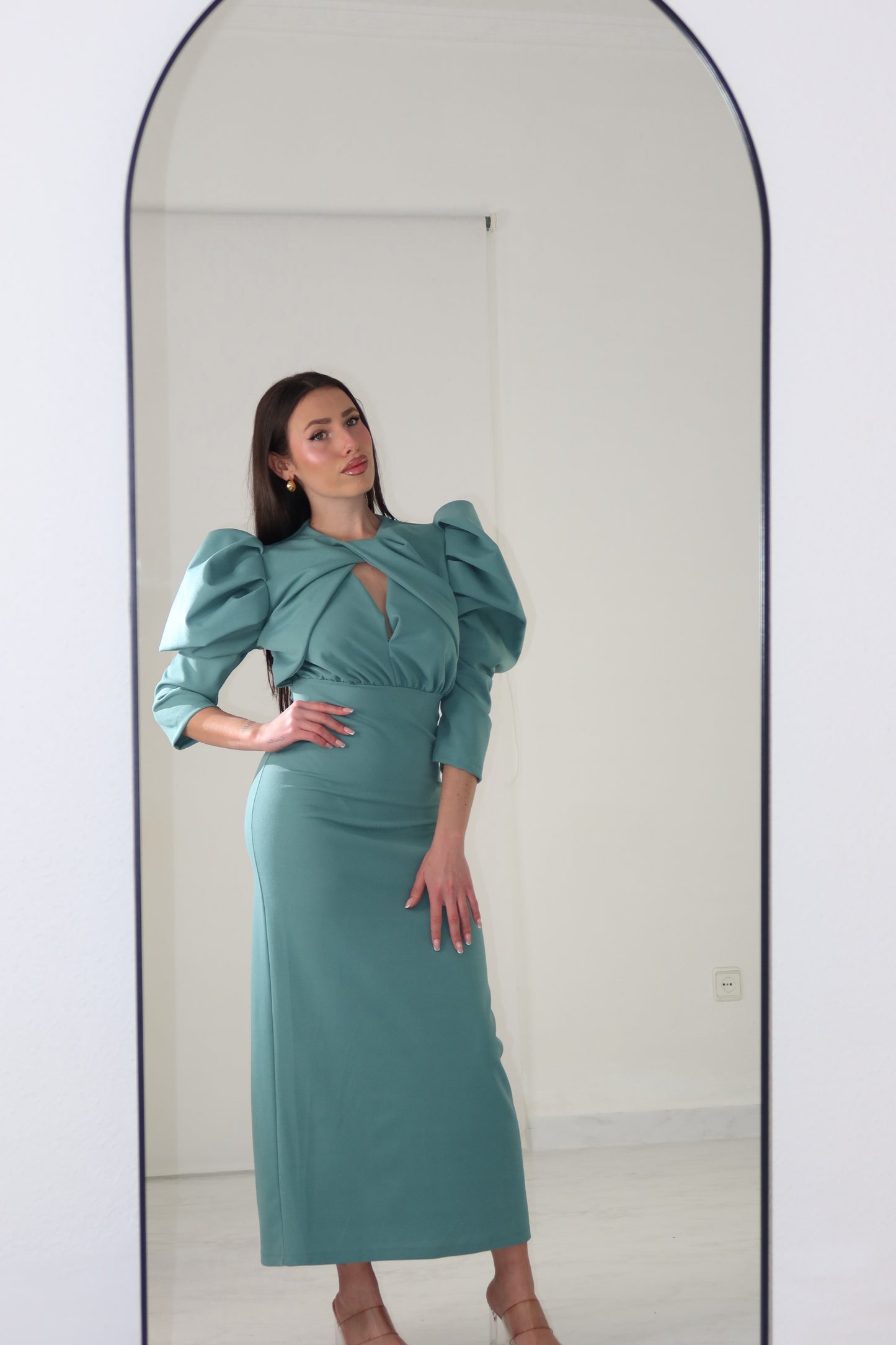 Vestido Arisbeth Turquesa