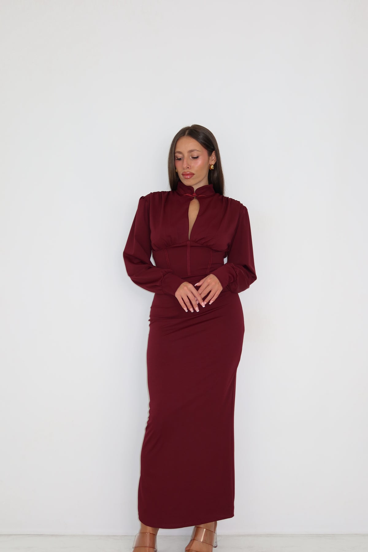 Vestido Alaira Granate