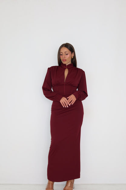 Vestido Alaira Granate