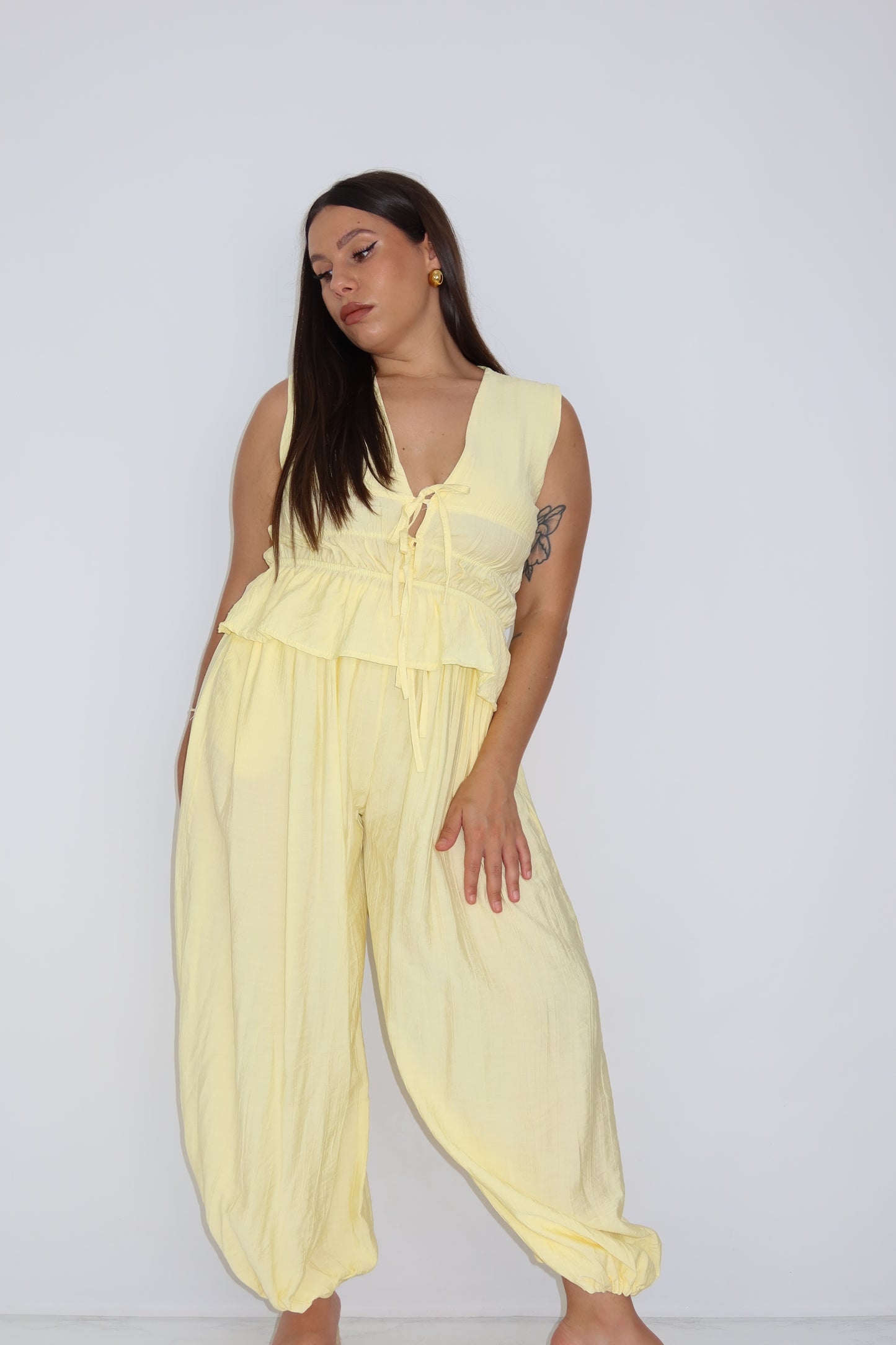 Conjunto Thaisa Amarillo