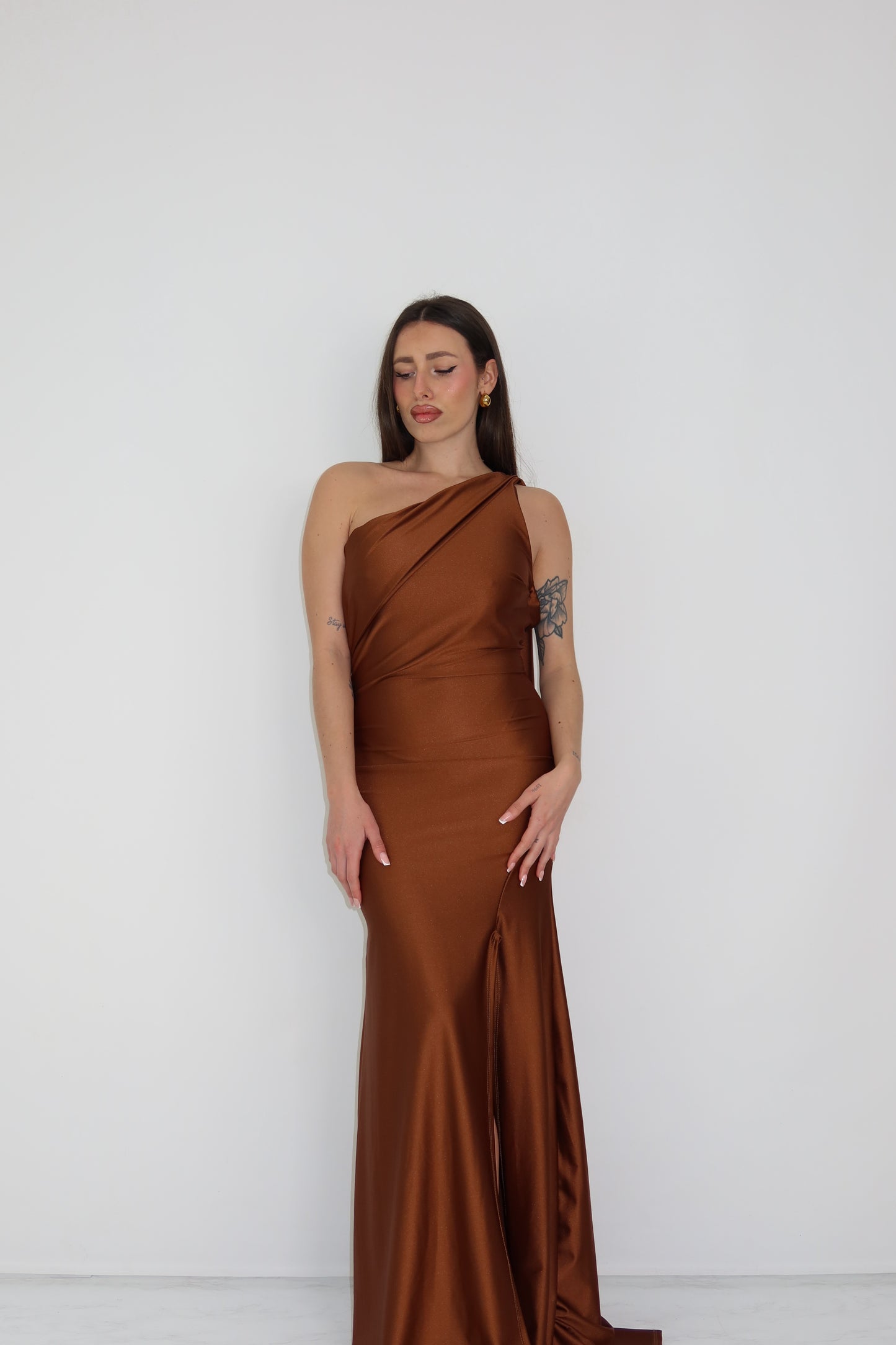 Vestido Dass Marrón
