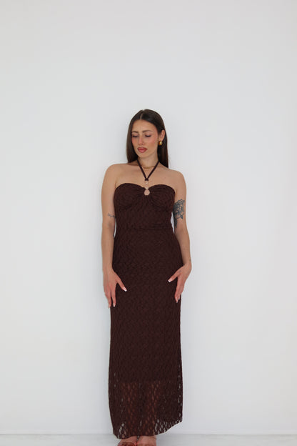 Vestido Naima Marrón