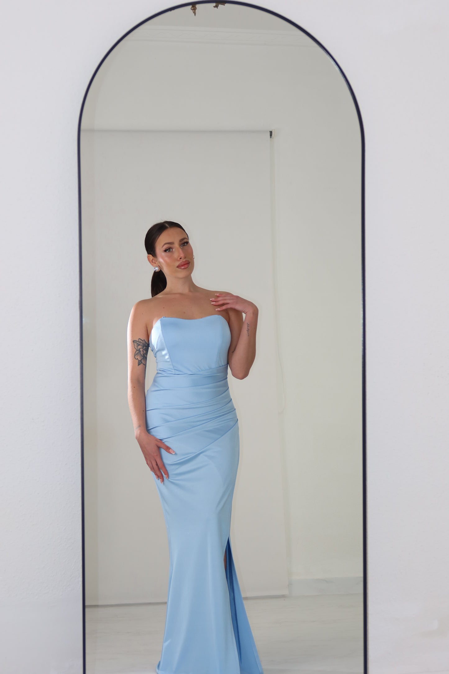 Vestido Lauane Azul Celeste